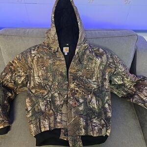 Carhartt Camouflage Hooded Jacket